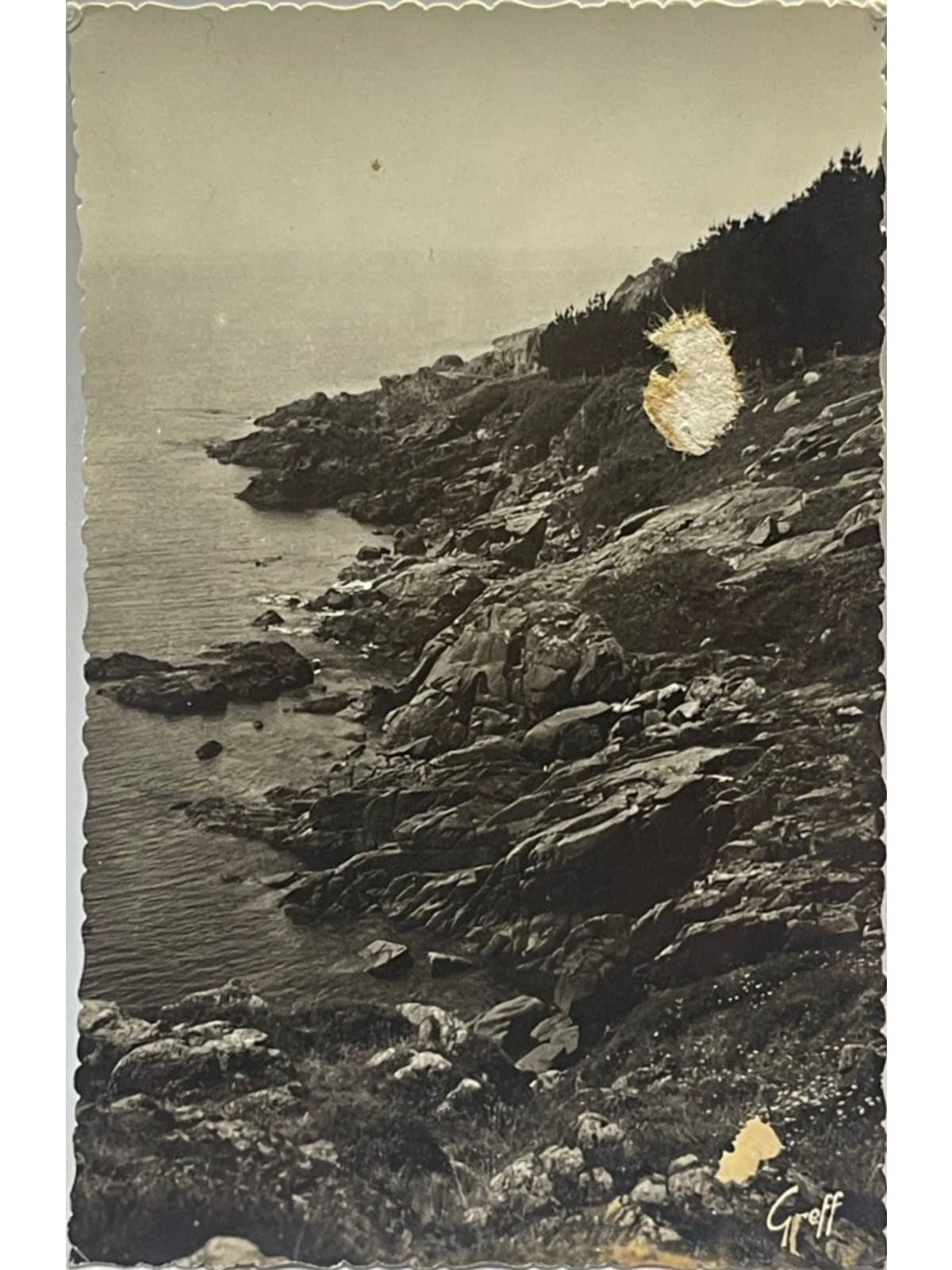 Recto de la carte postale