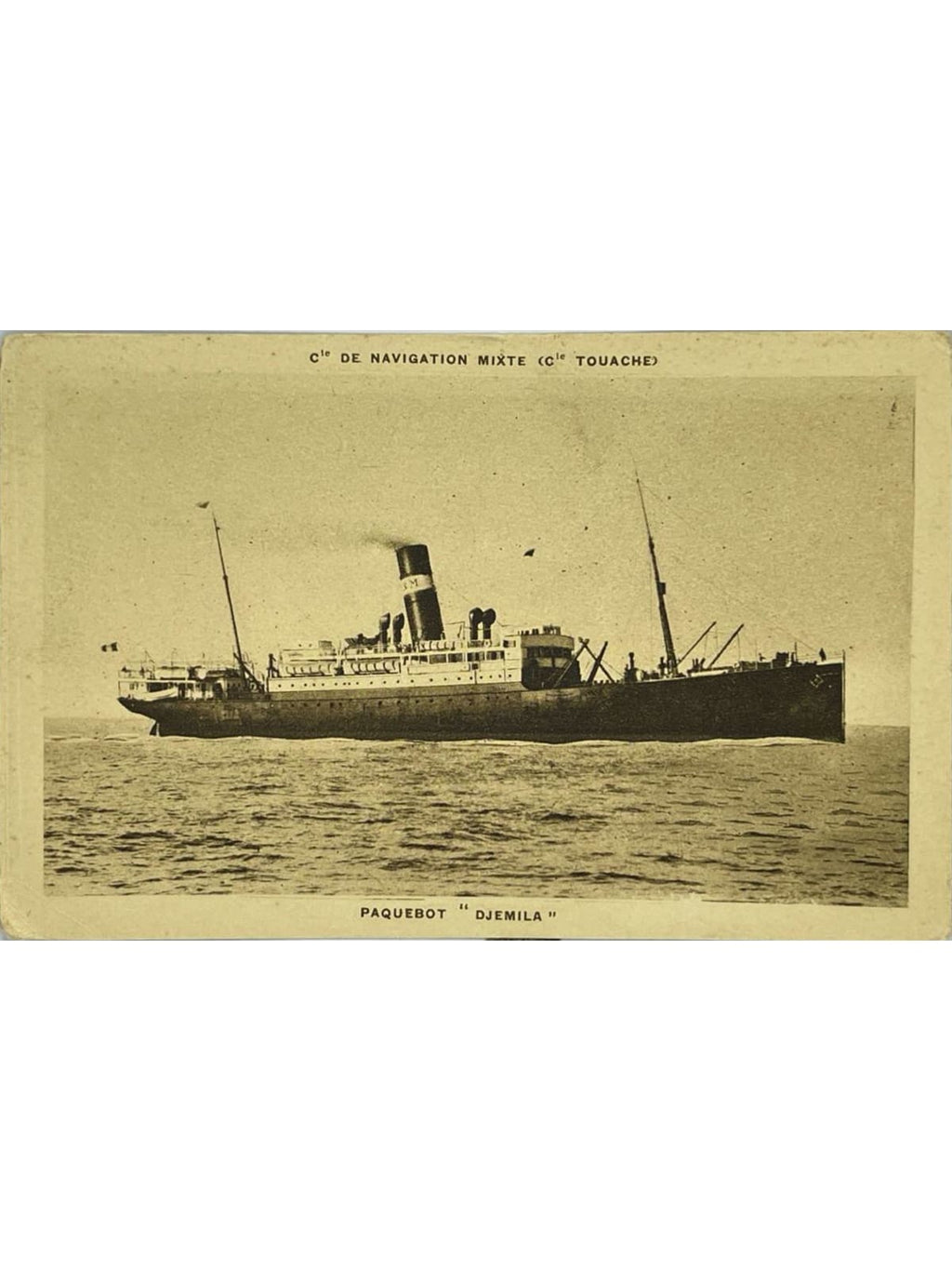 Recto de la carte postale