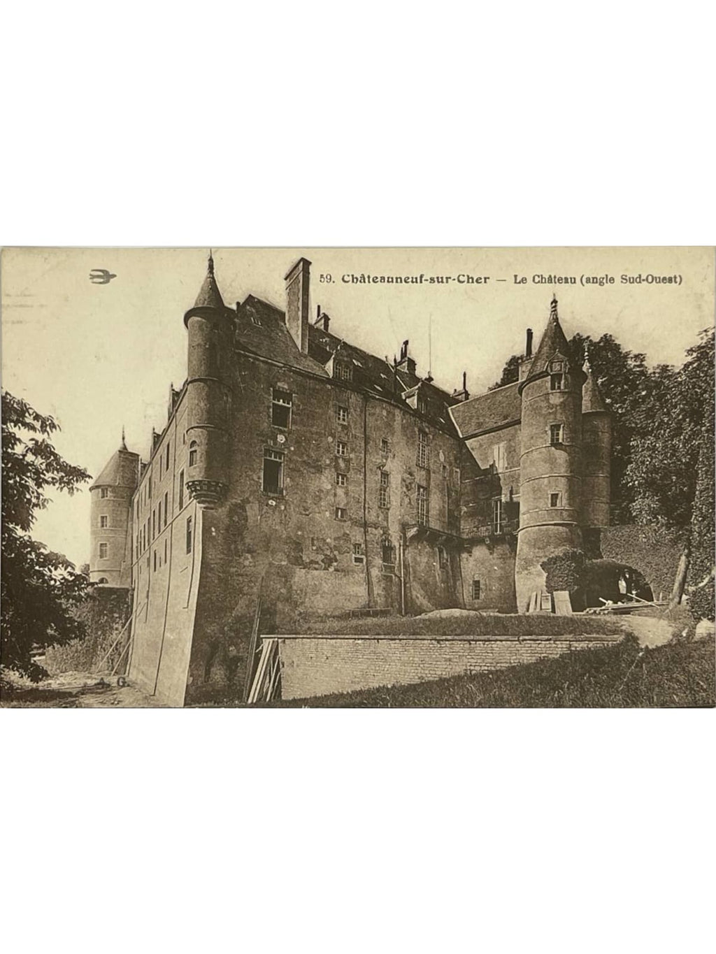 Recto de la carte postale