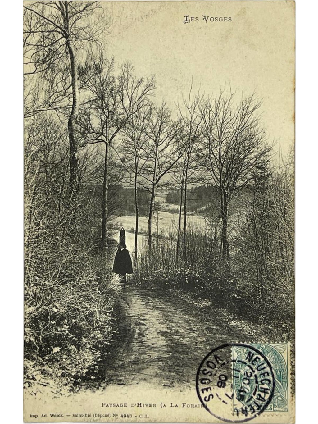 Recto de la carte postale