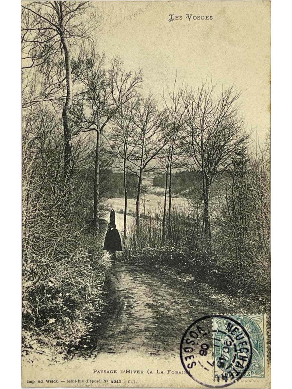 Recto de la carte postale