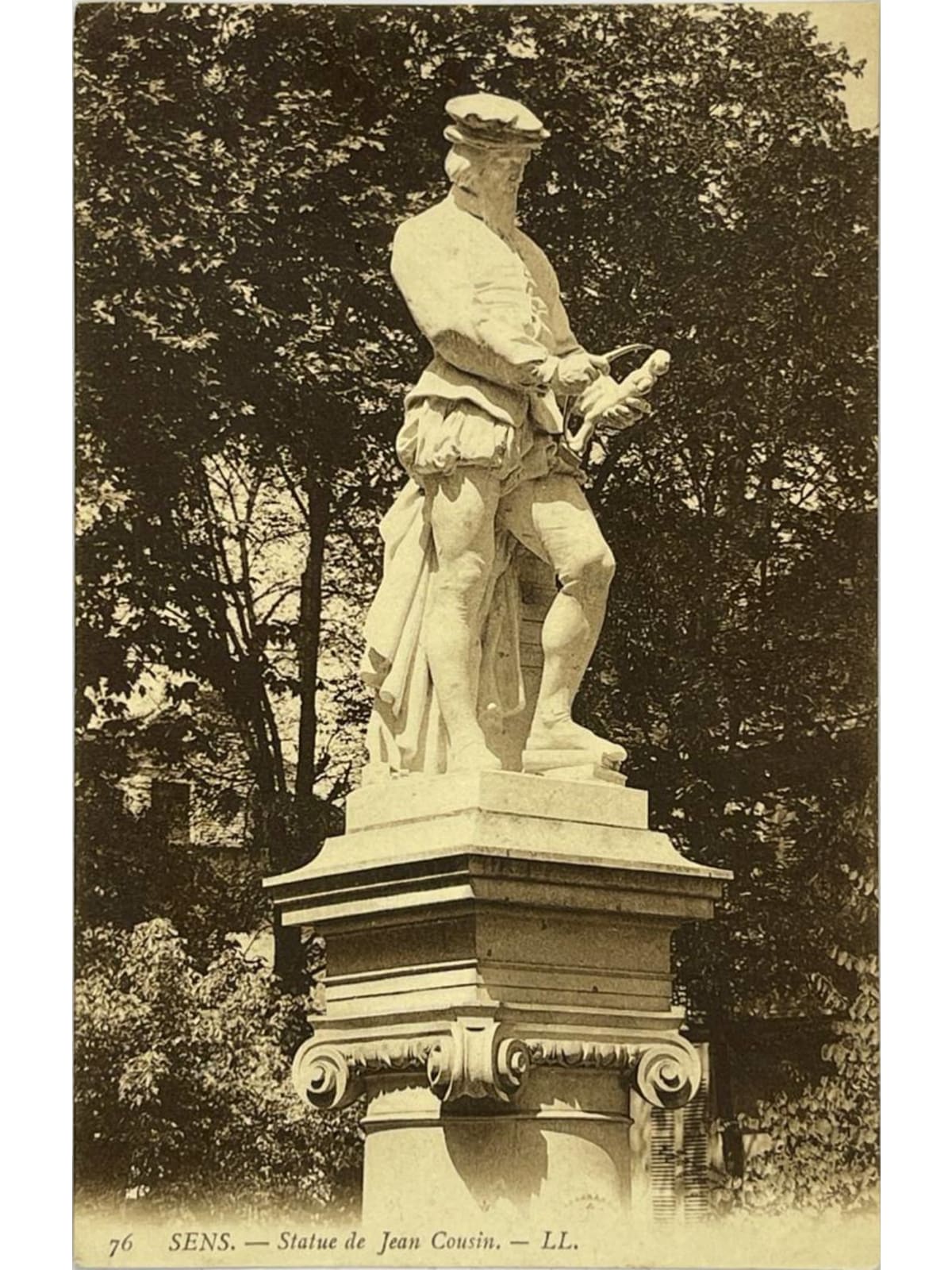 Recto de la carte postale