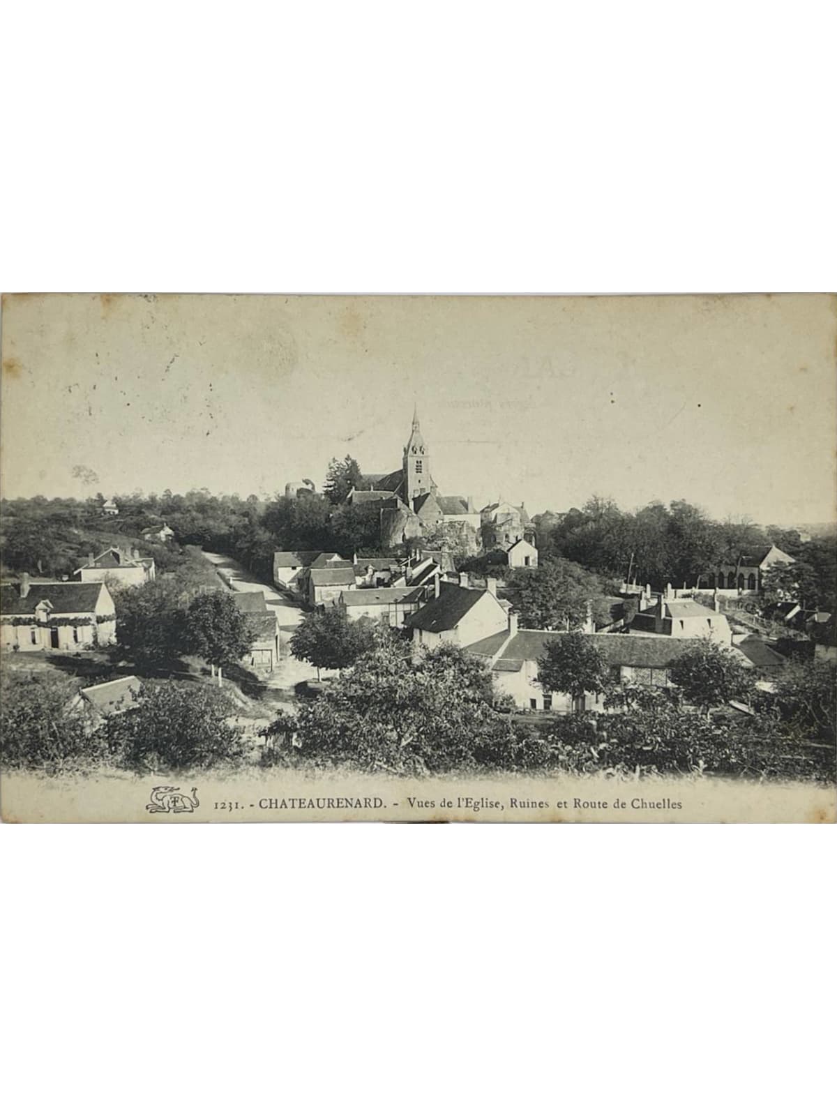 Recto de la carte postale