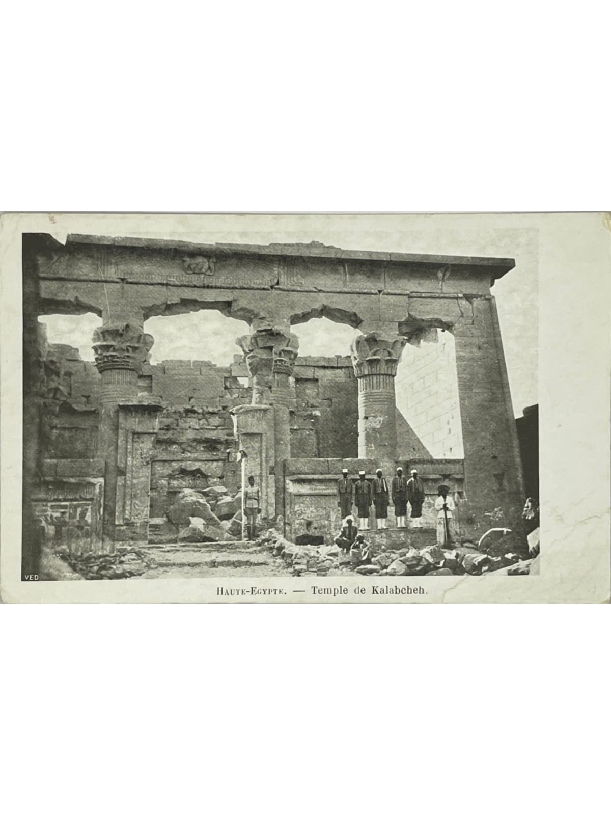 Recto de la carte postale