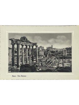 Rom – Forum Romanum, Foro Romano – Postkarte aus den 1940er-1950er Jahren