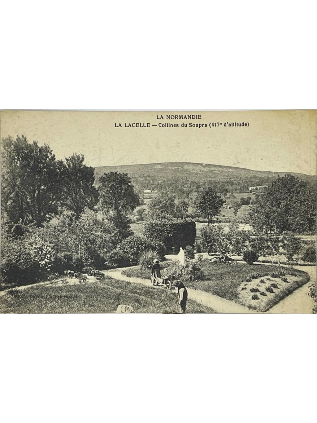 Recto de la carte postale