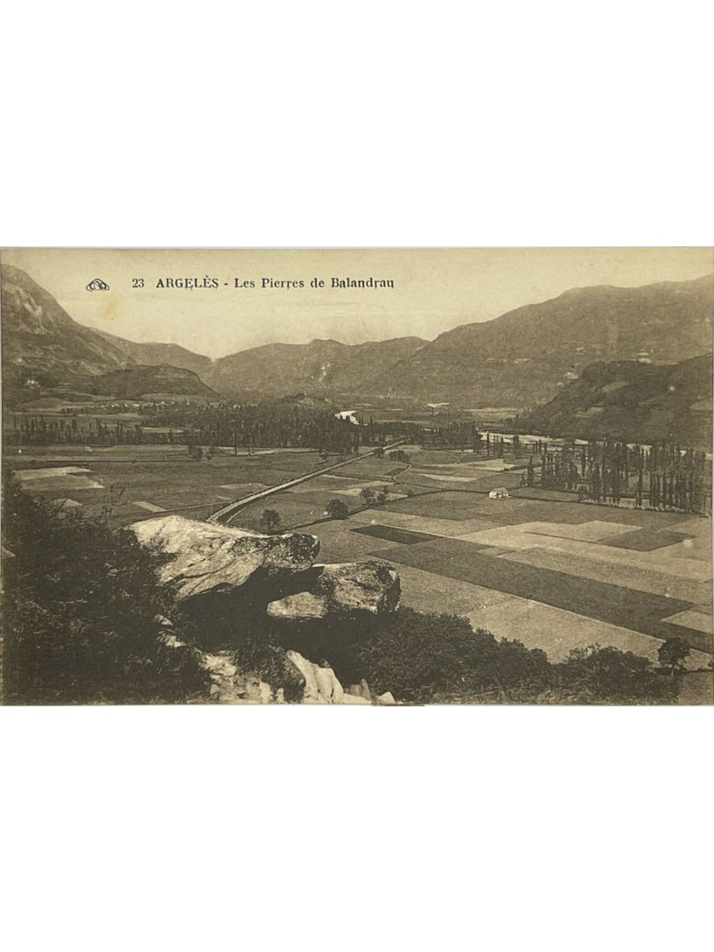 Recto de la carte postale