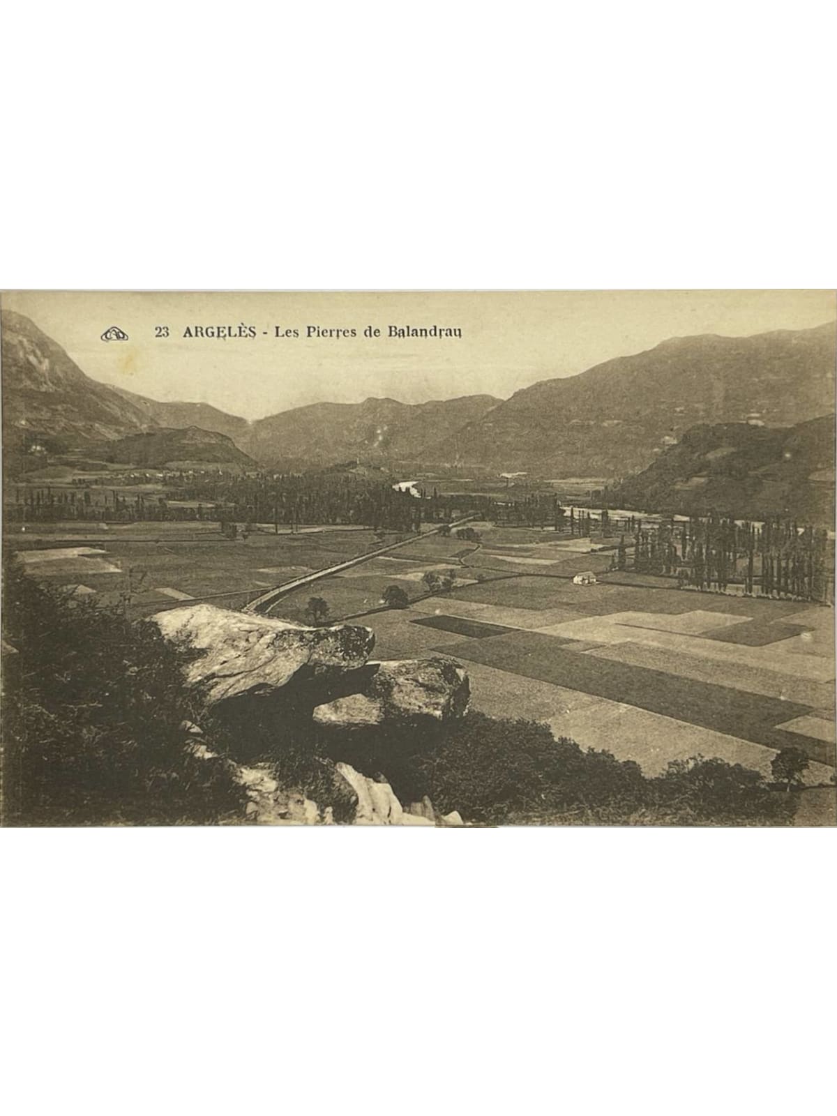 Recto de la carte postale