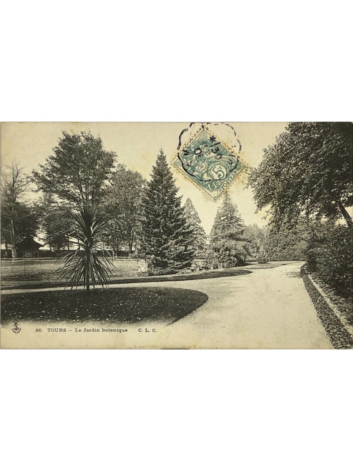 Recto de la carte postale