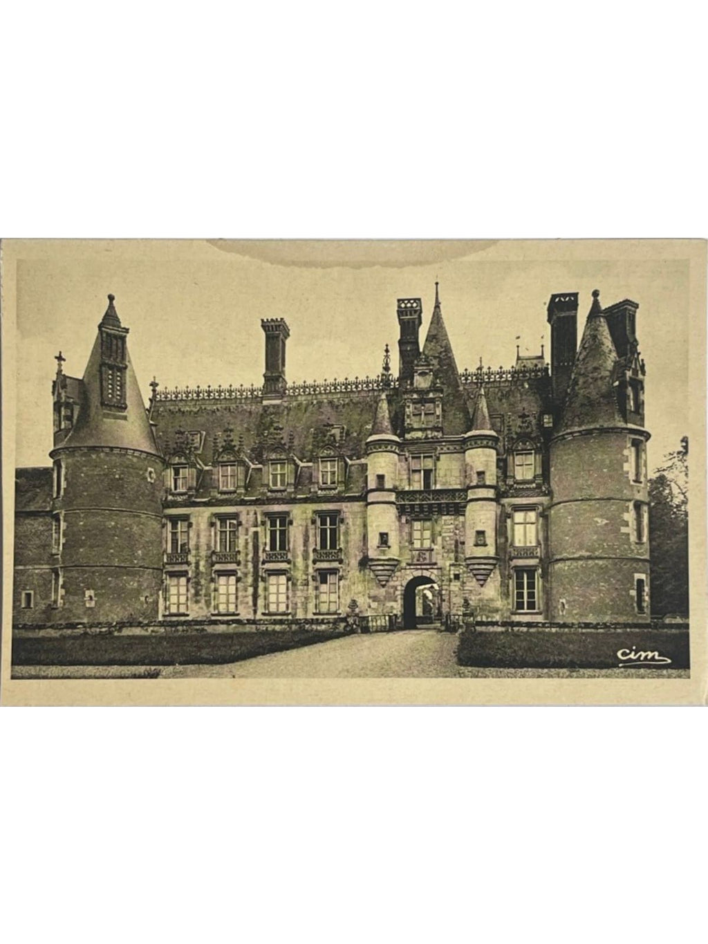 Recto de la carte postale