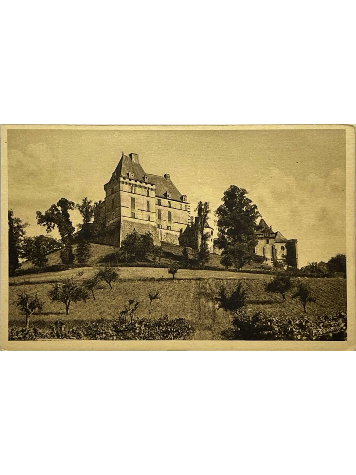 Recto de la carte postale