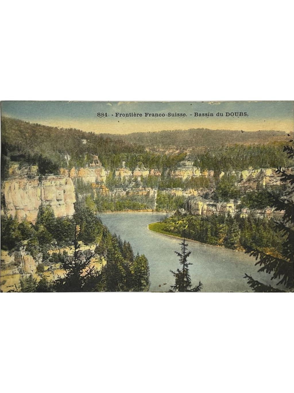 Recto de la carte postale