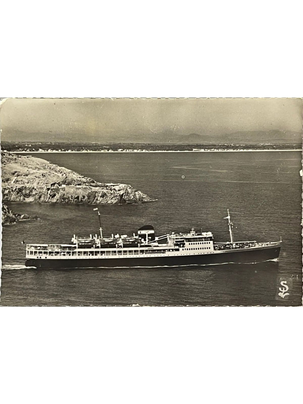 Recto de la carte postale