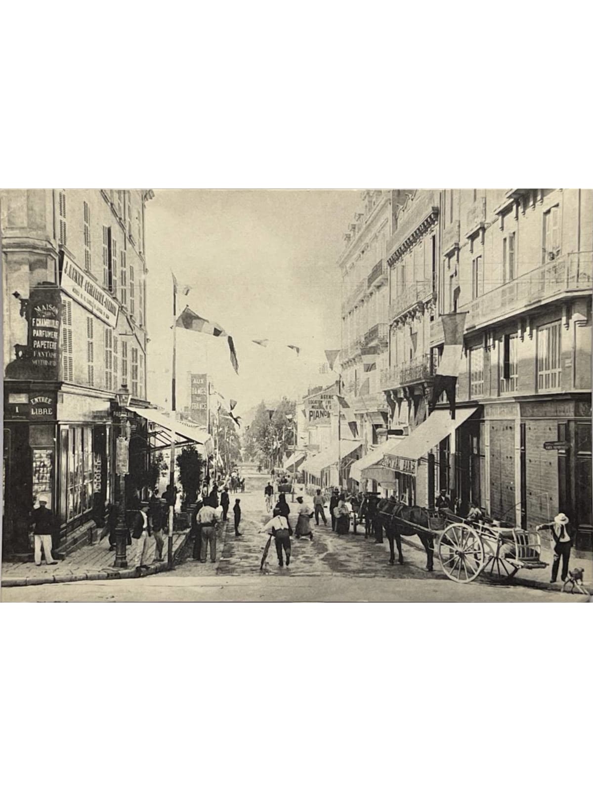 Recto de la carte postale