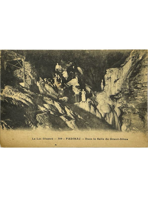 Padirac – Gouffre, salle du Grand-Dôme – CPA n° 309