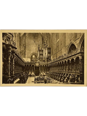 Carte postale – Saint-Bertrand-de-Comminges – Intérieur de la cathédrale Sainte-Marie – Yvon