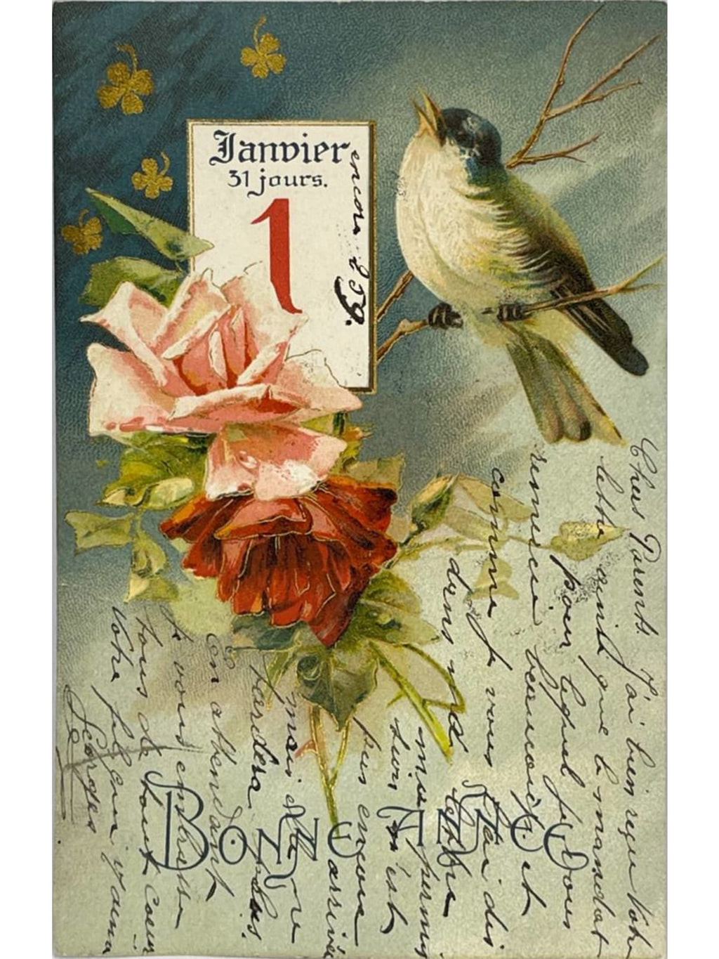 Recto de la carte postale