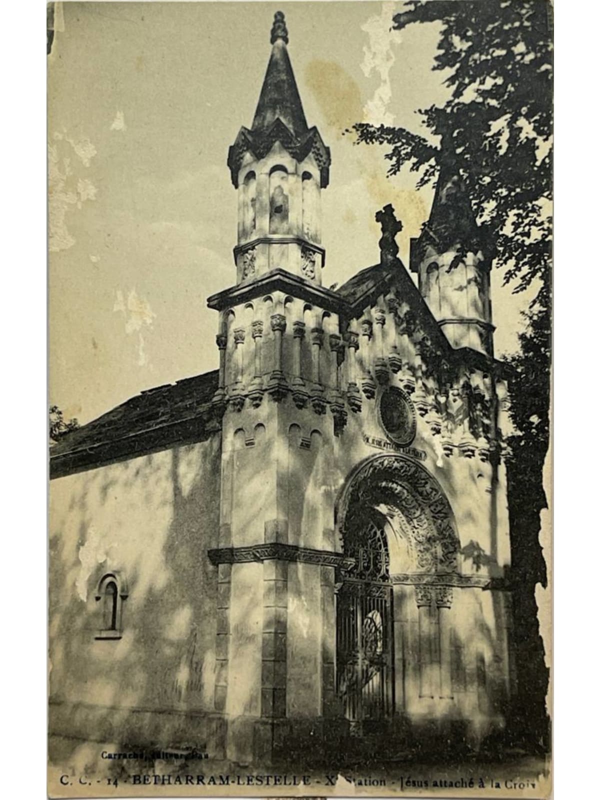 Recto de la carte postale