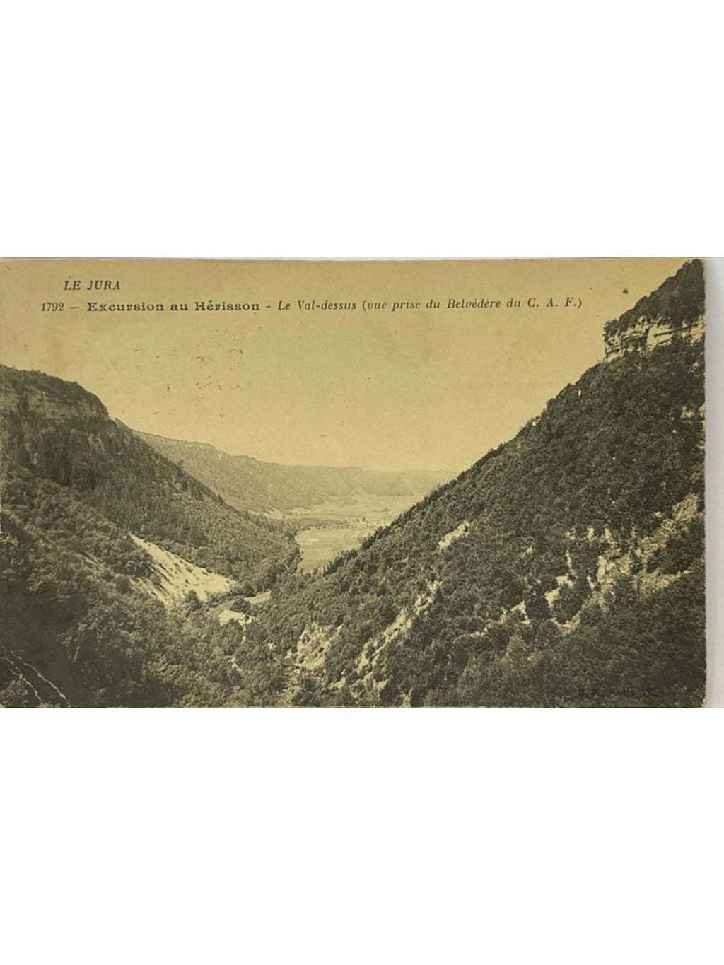 Recto de la carte postale