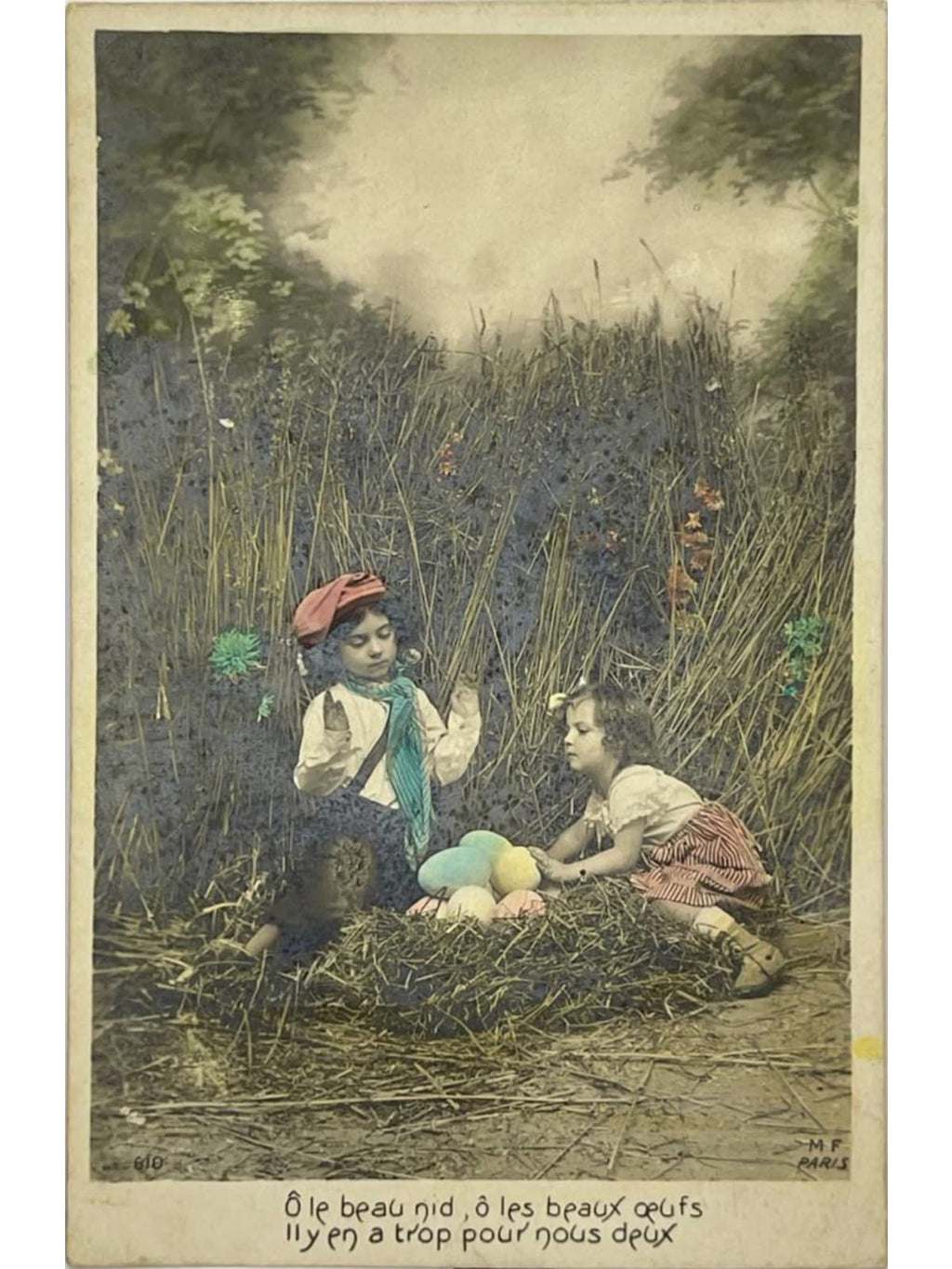 Recto de la carte postale