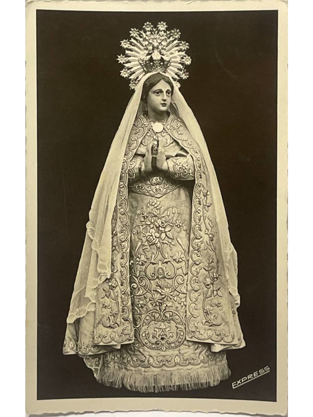 Recto de la carte postale