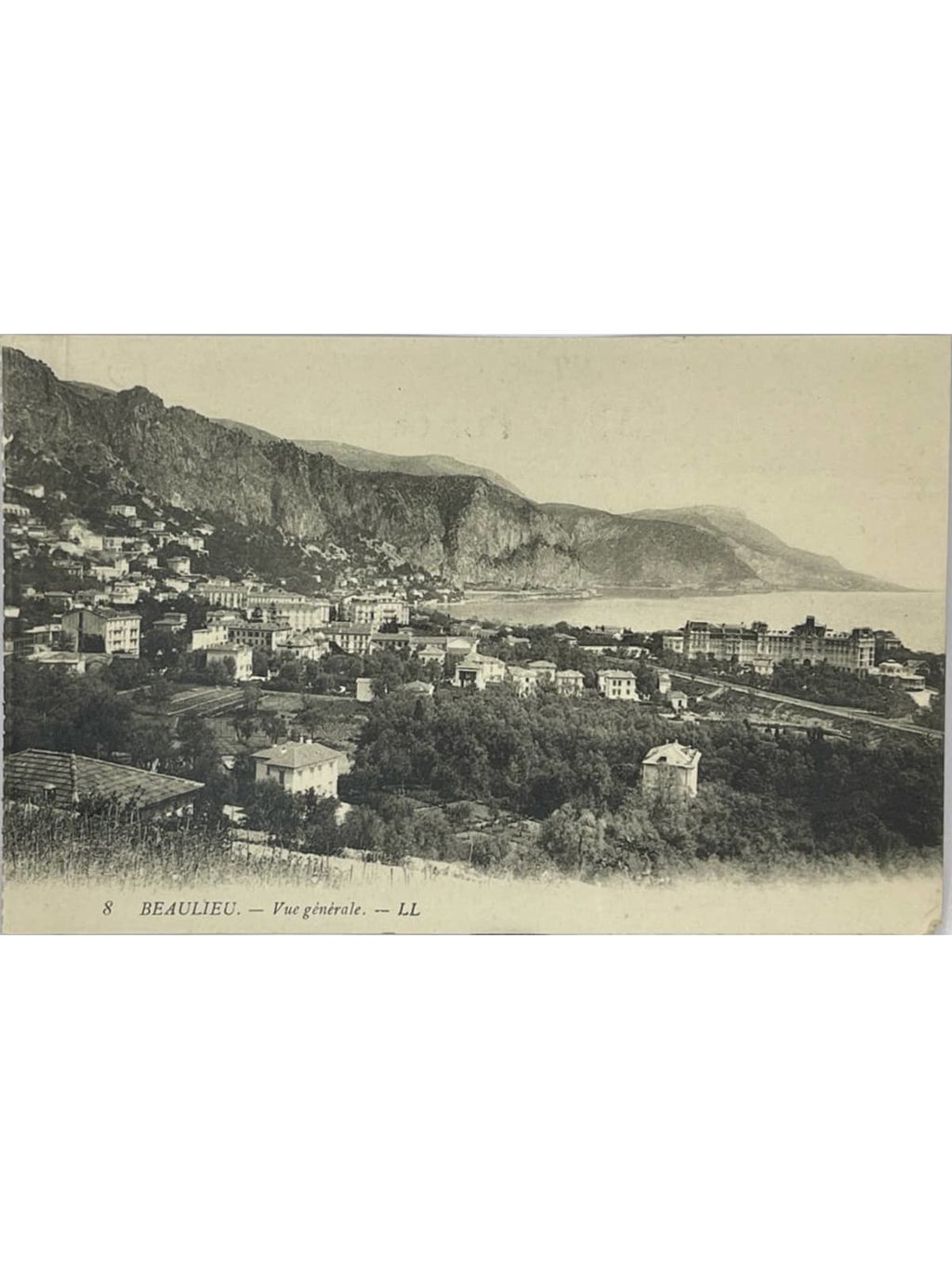 Recto de la carte postale
