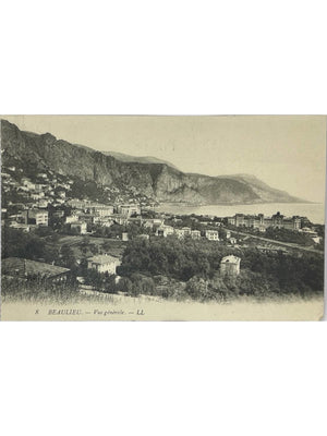Beaulieu-sur-Mer – Vue générale du littoral – CPA LL n° 8