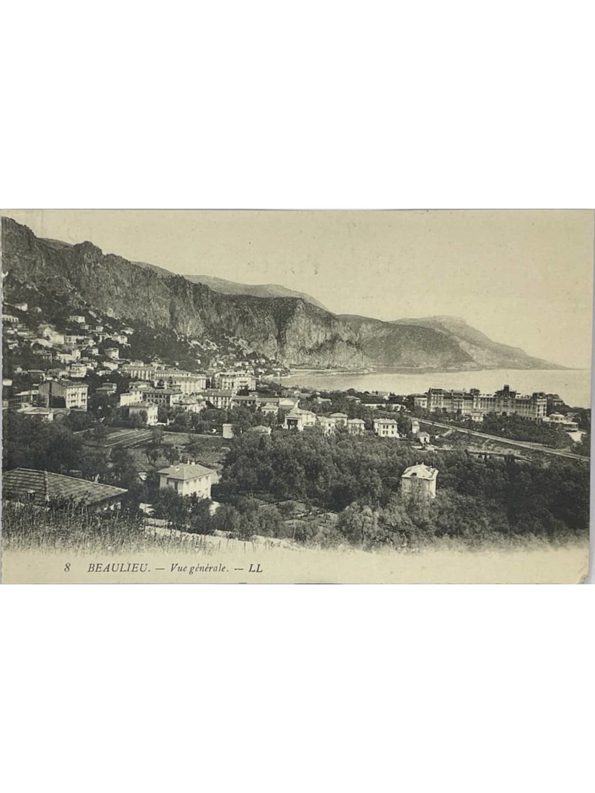 Recto de la carte postale