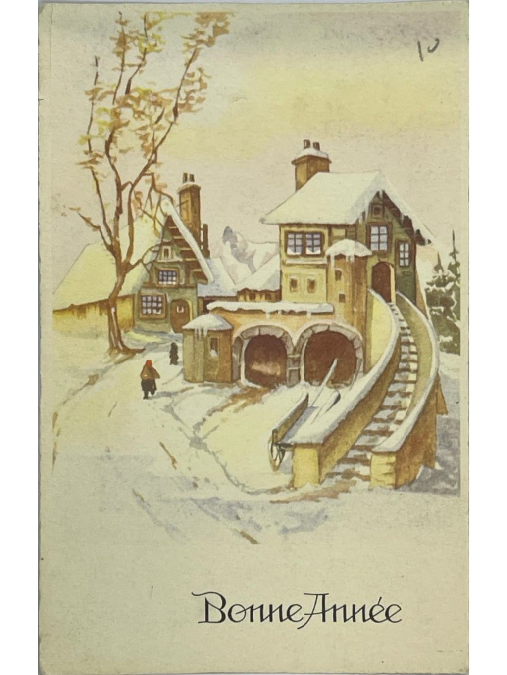 Recto de la carte postale