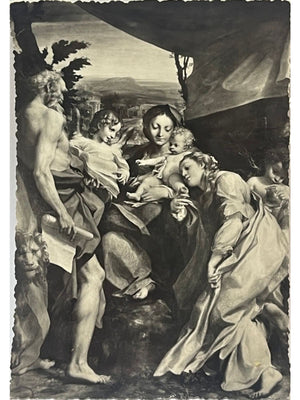 Parme – Galerie nationale – La Madone de saint Jérôme du Corrège – CPSM