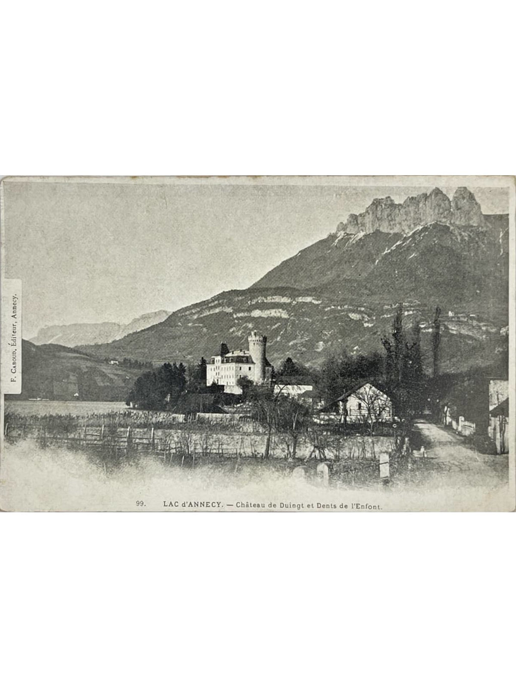 Recto de la carte postale