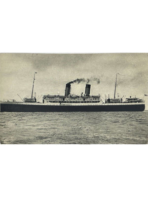 Carte postale – Paquebot S/S Bretagne – French Line, ligne des Antilles – années 1950