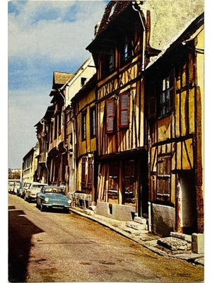 Vernon (Eure) – Rue Potard et maisons à pans de bois – CPSM couleur