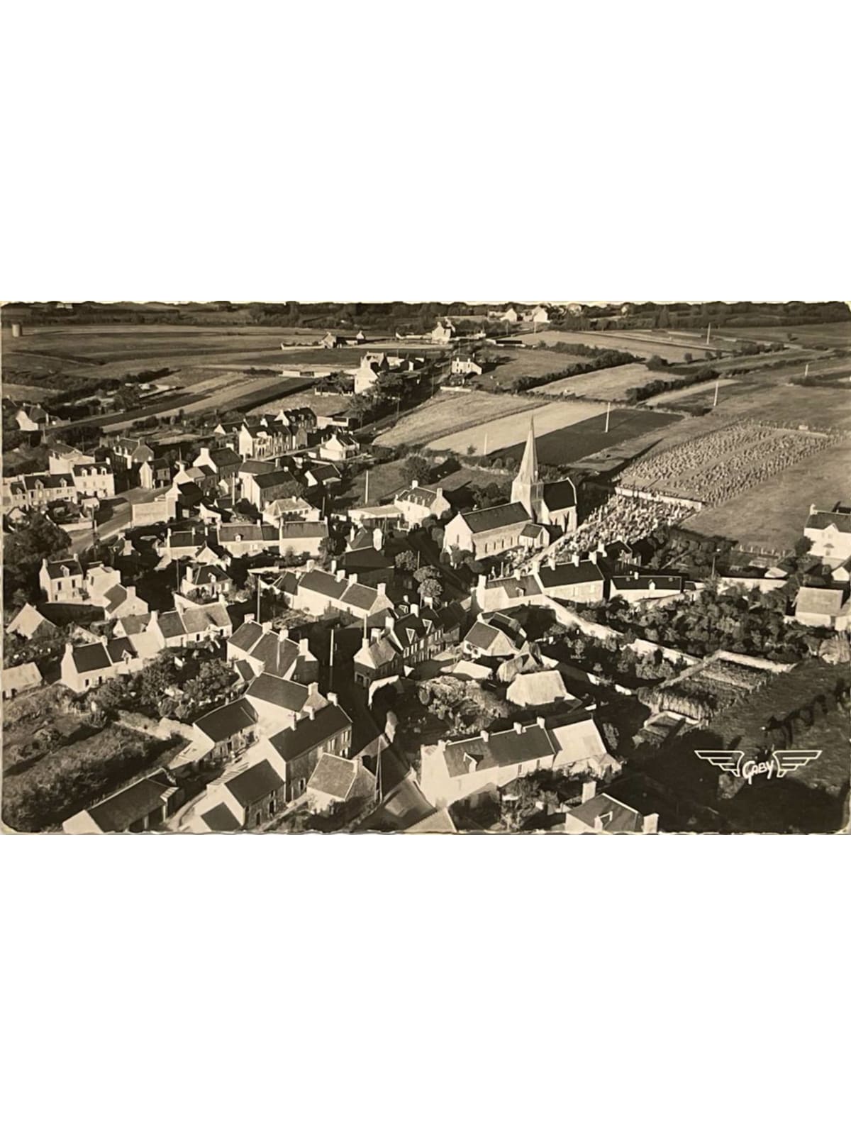Recto de la carte postale