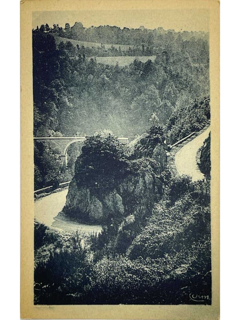 Recto de la carte postale