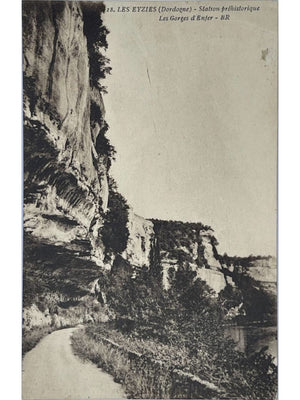 Les Eyzies – Station préhistorique des Gorges d'Enfer – CPA n°18
