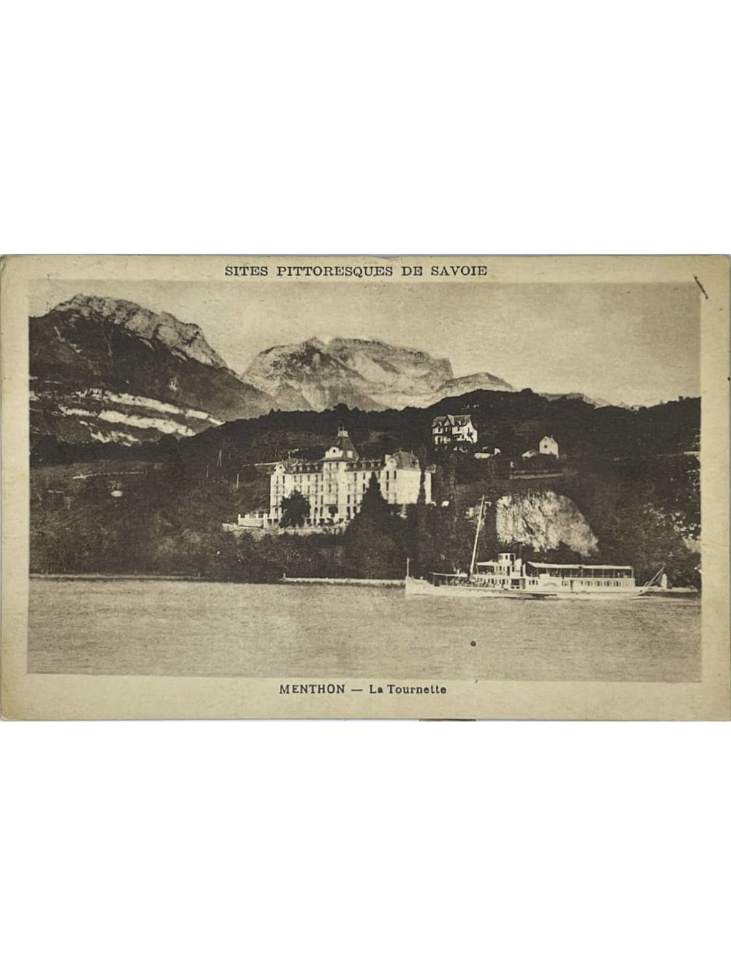 Recto de la carte postale
