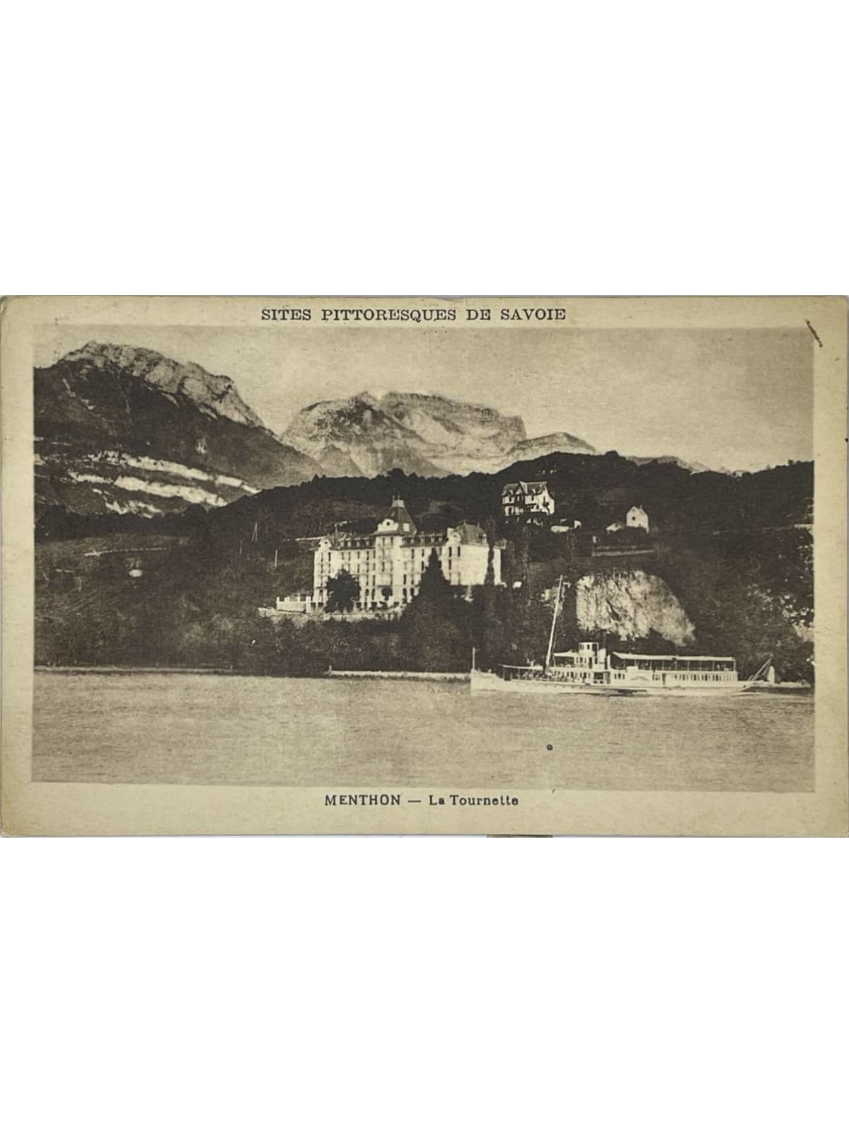 Recto de la carte postale