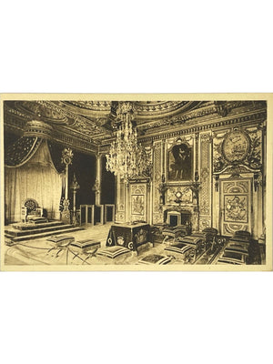 Carte postale – Fontainebleau – Château, salle du Trône – Éditions Yvon n° 9