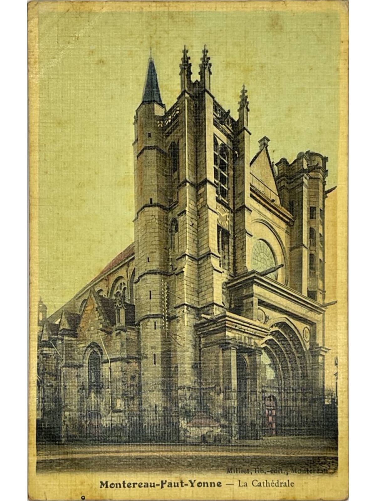 Recto de la carte postale