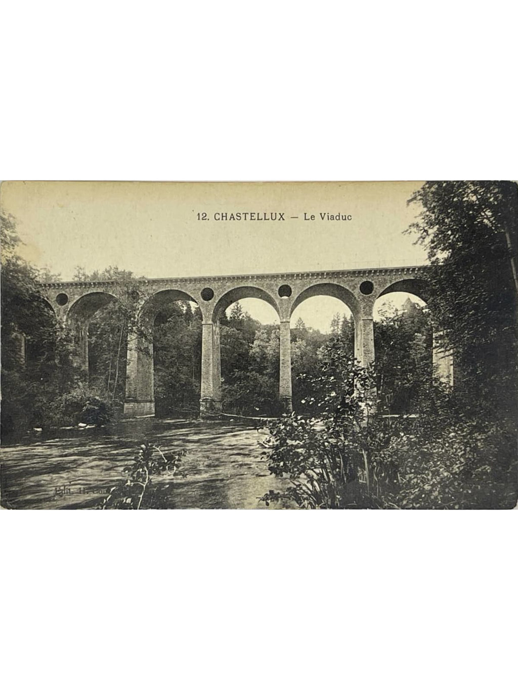 Recto de la carte postale