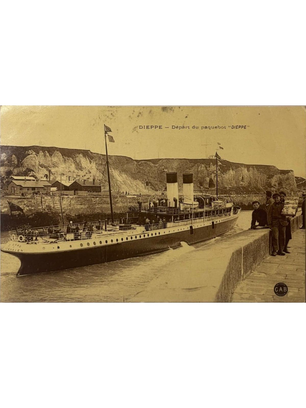 Recto de la carte postale