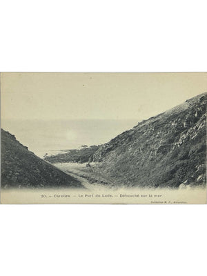 Carolles – Le Port du Lude, débouché sur la mer – CPA n° 20
