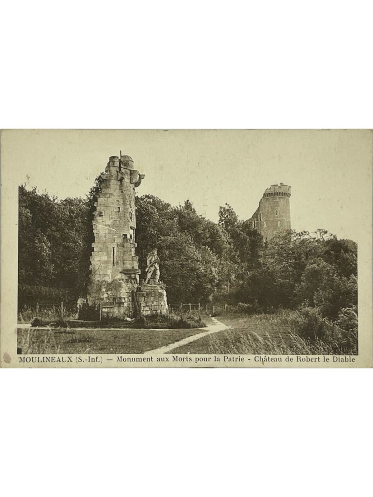 Recto de la carte postale