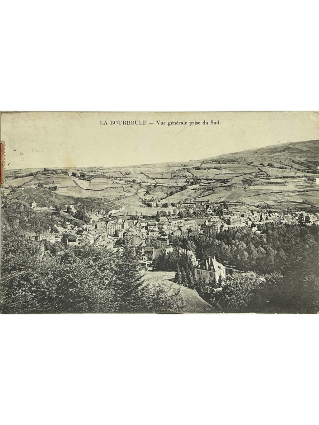 Recto de la carte postale