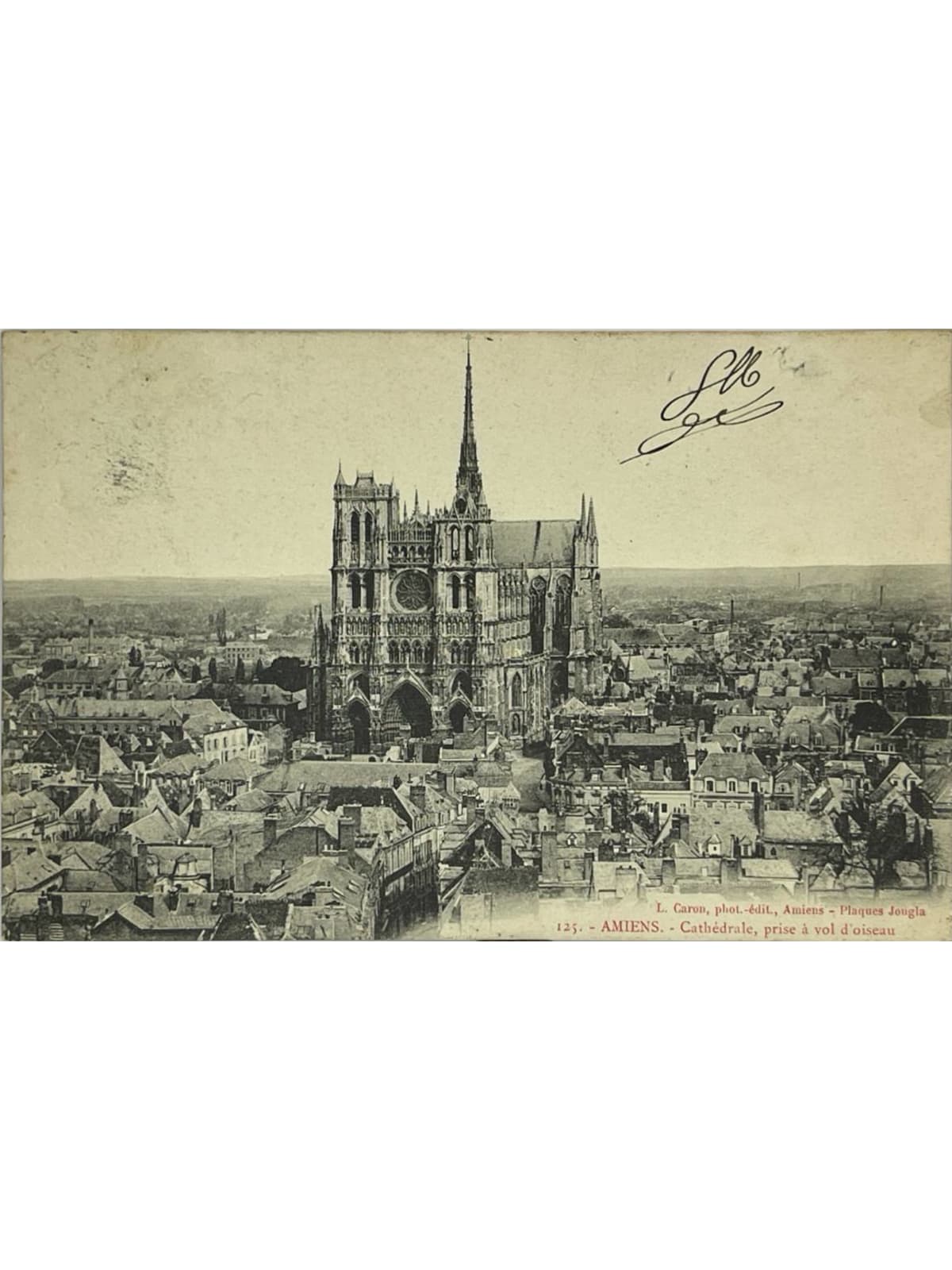 Recto de la carte postale
