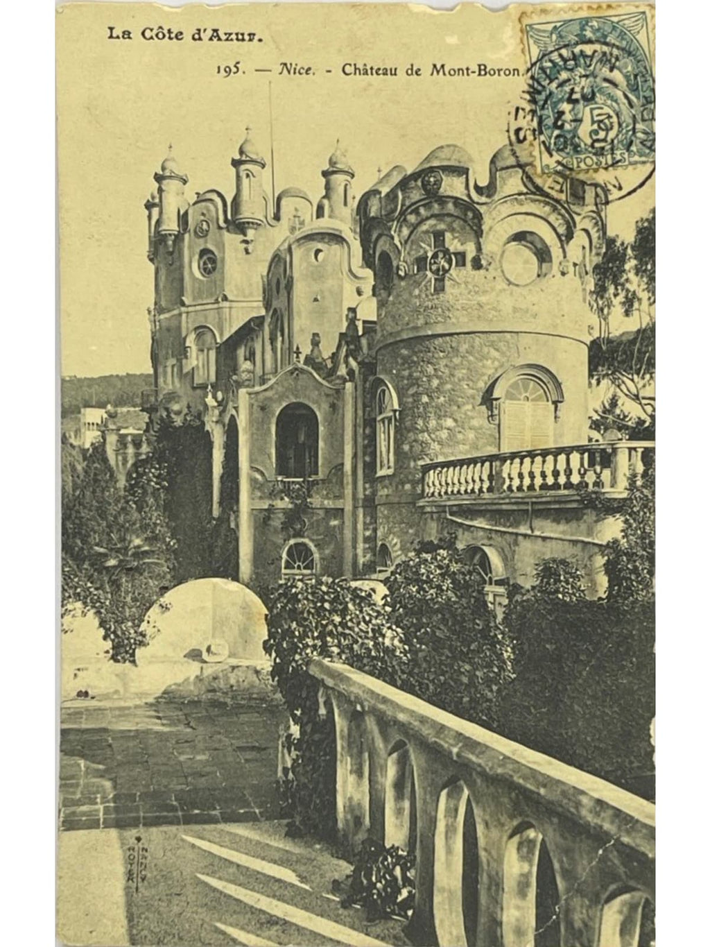 Recto de la carte postale