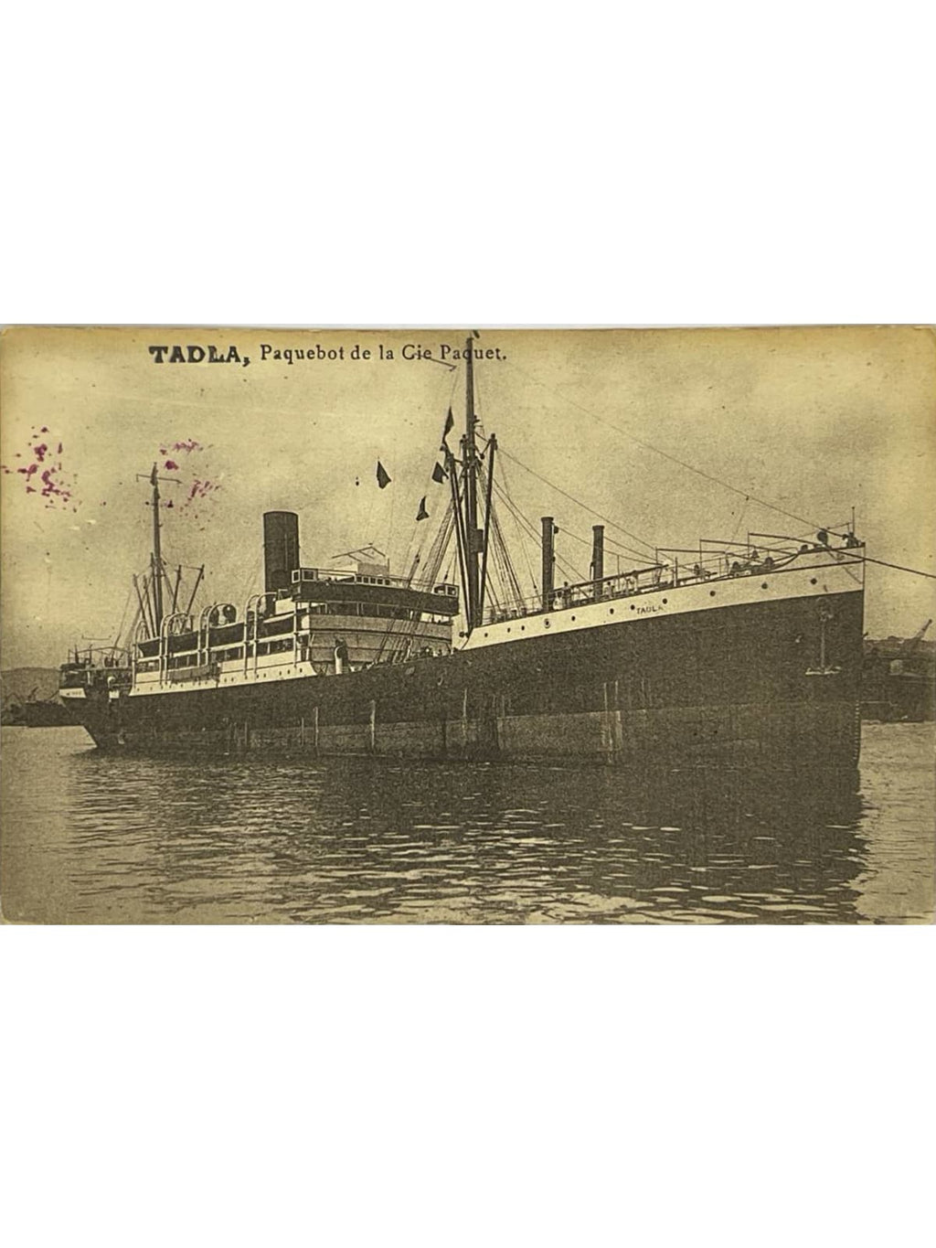 Recto de la carte postale