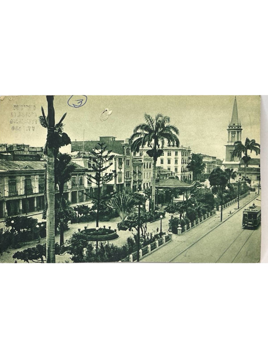 Recto de la carte postale