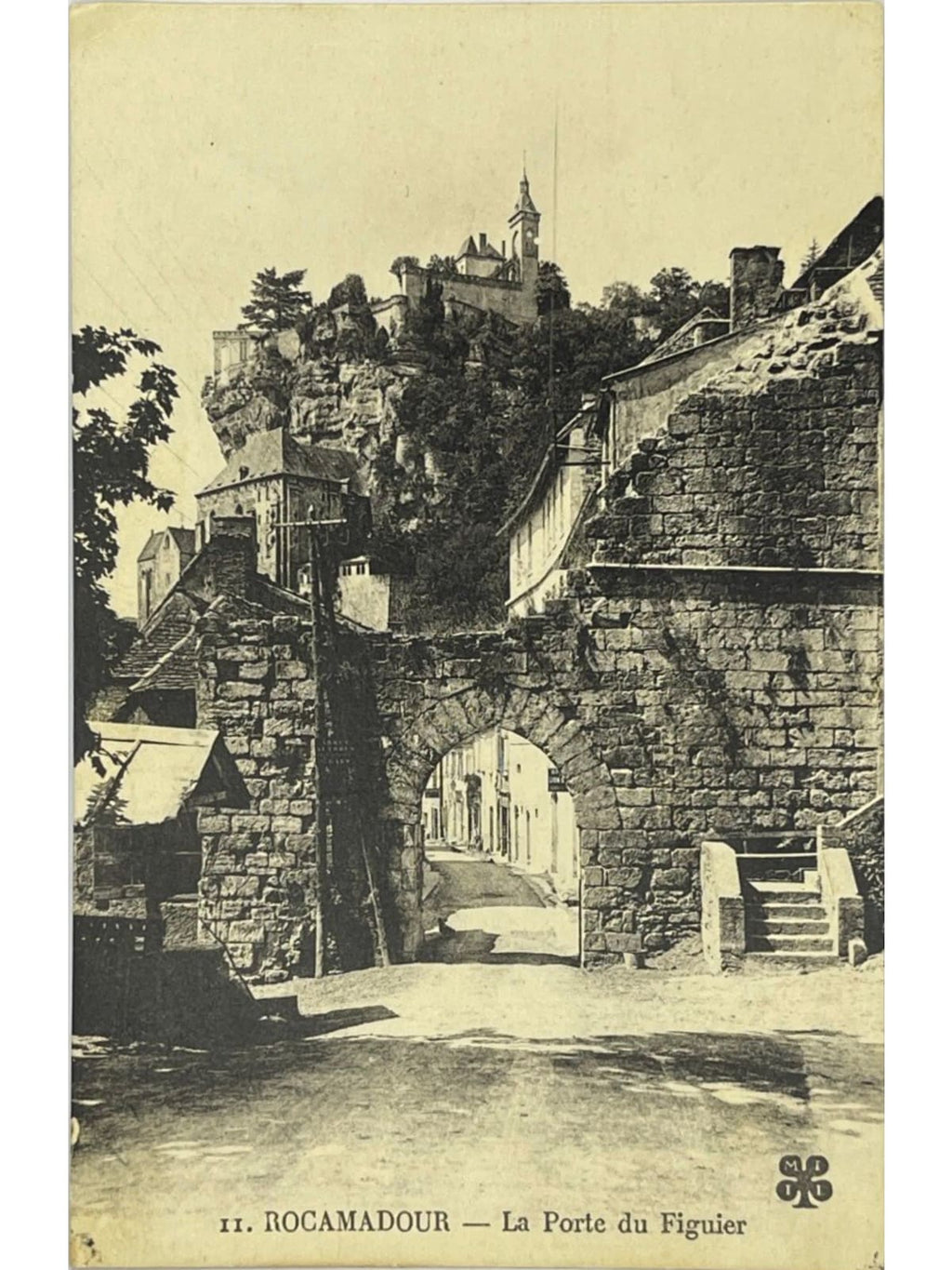 Recto de la carte postale